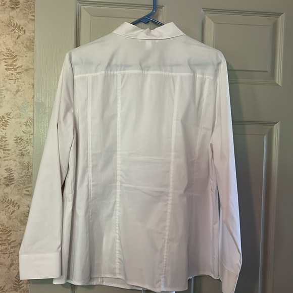 Roz & Ali white long sleeve blouse size XL - Picture 3 of 3